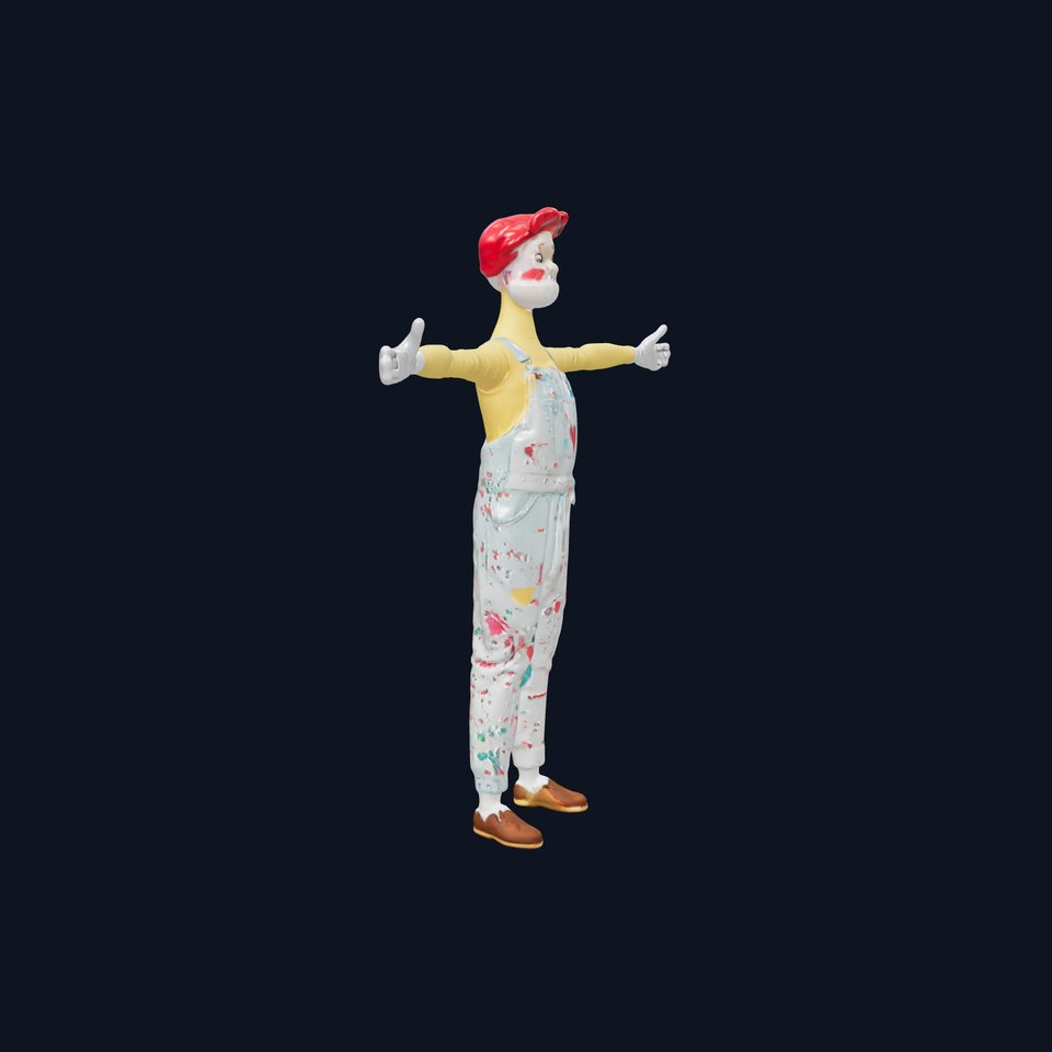 Colorful Clown Character model pack